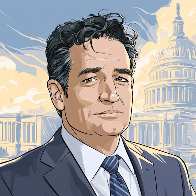 make a political cartoon art