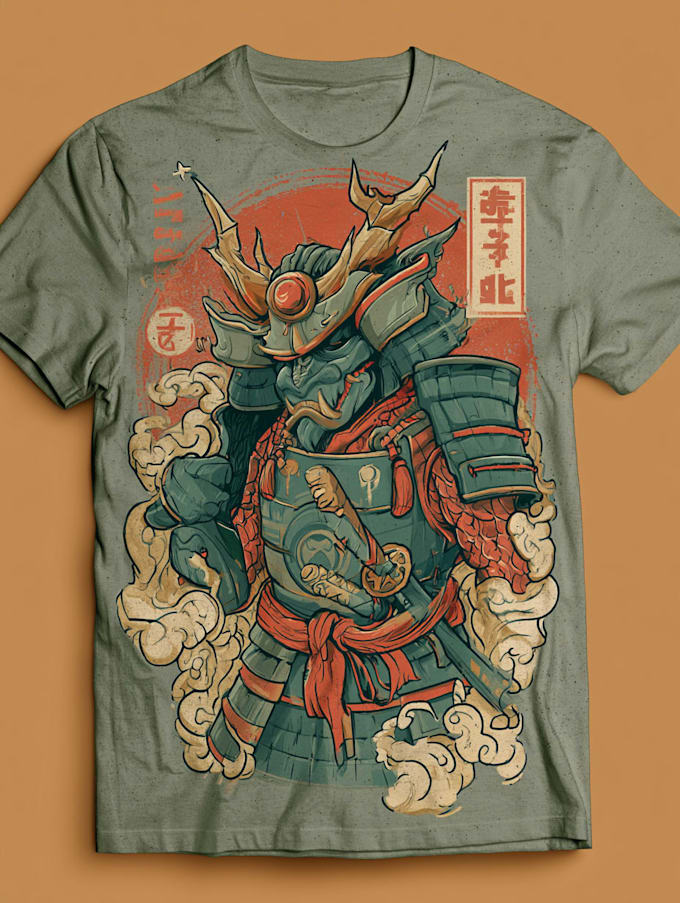 japanese t shirt illustration
