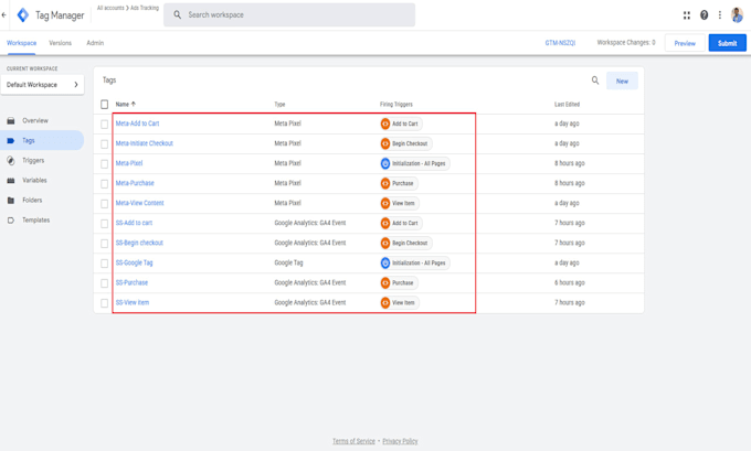 setup meta pixel, meta conversion api, server side tracking, on any website