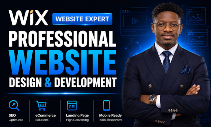 wix website design, redesign wix website, develop wix landing page, wix expert