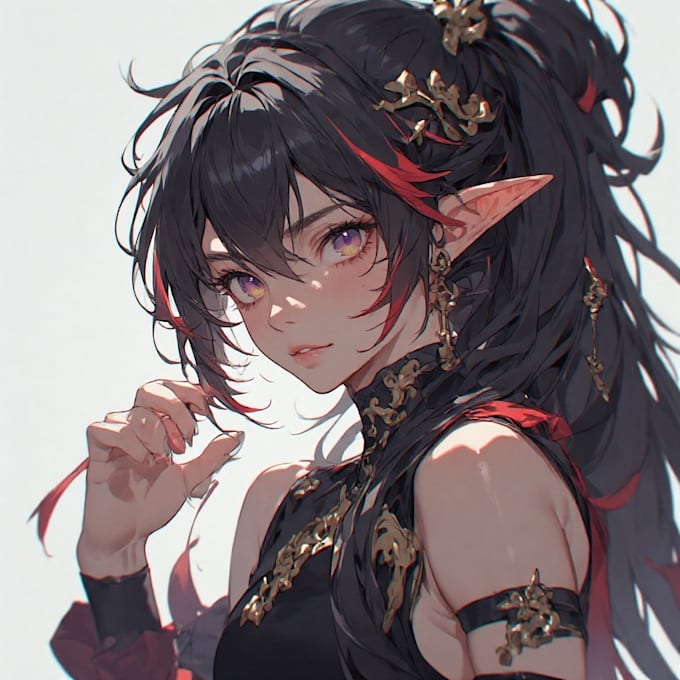 draw anime illustration, original character or fanart