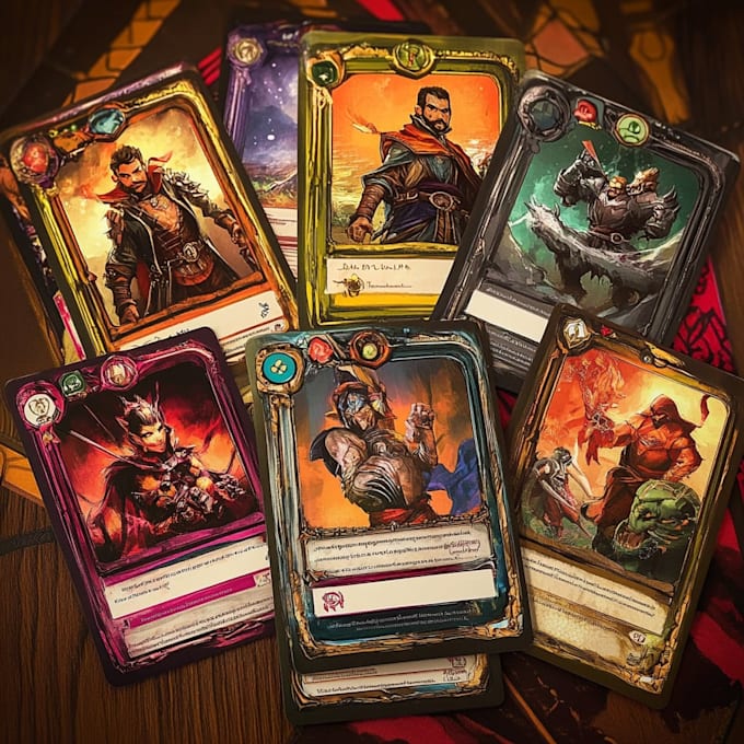 design custom board game, card game and tabletop game artwork