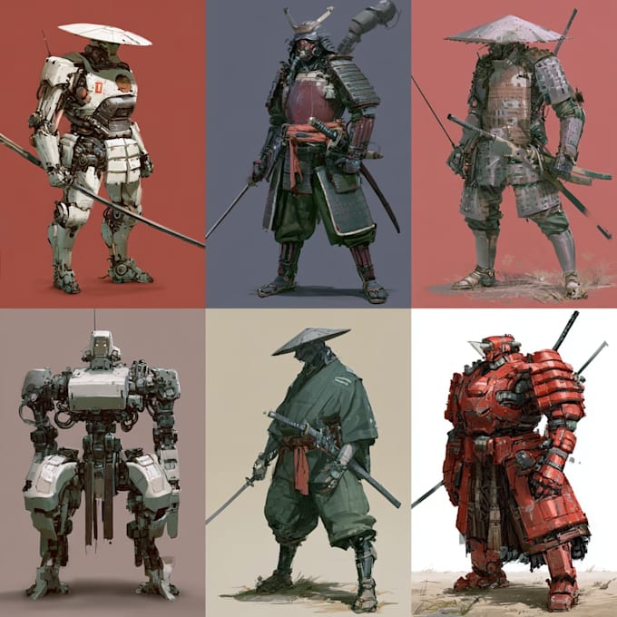 high quality robot, mecha concepts