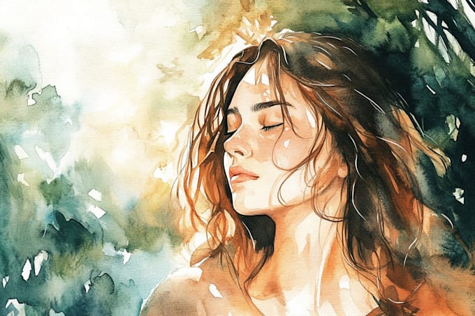 design a watercolor illustration