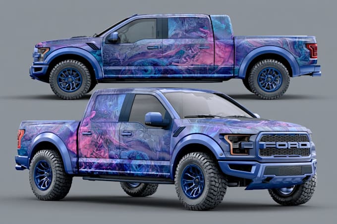 do professional vehicle wrap design