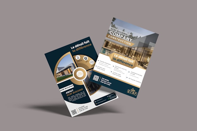 design bifold and trifold brochure for your brand