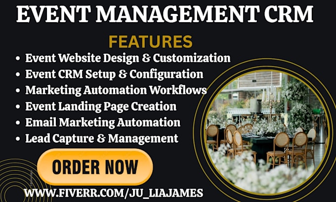 setup event management CRM cvent eventbrite whova bizzabo automation