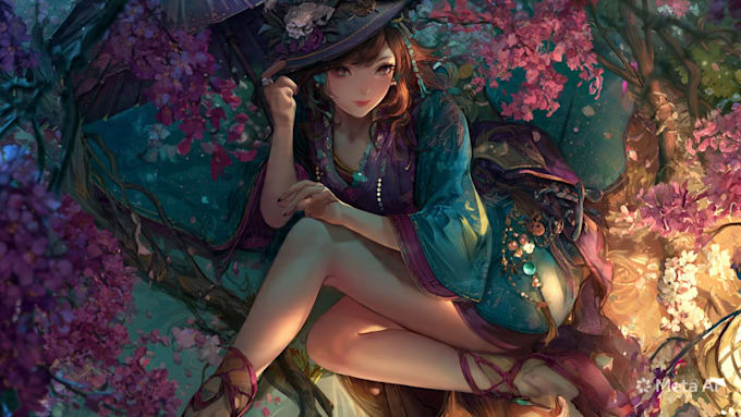 draw beautiful anime art illustration commission