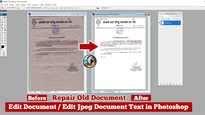 professionally edit or modify you pdf files in photoshop