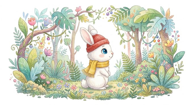 create childrens book illustrations using ai art