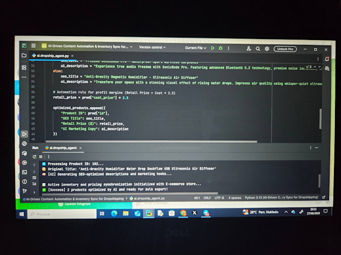 do python web automation and web scraping