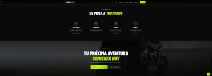 design and code a responsive landing page with HTML CSS js