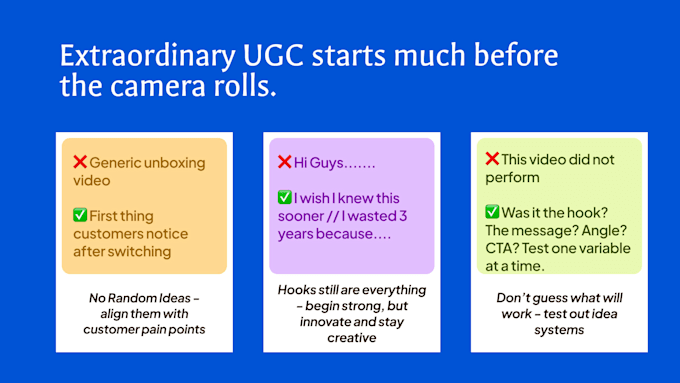 create a high converting ugc creative strategy for your brand