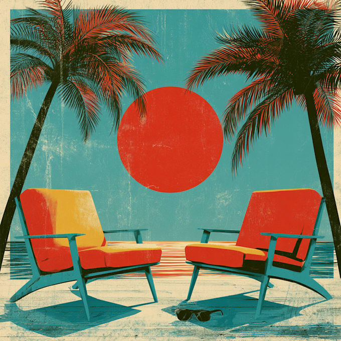 create a custom retro vintage poster for your event or business