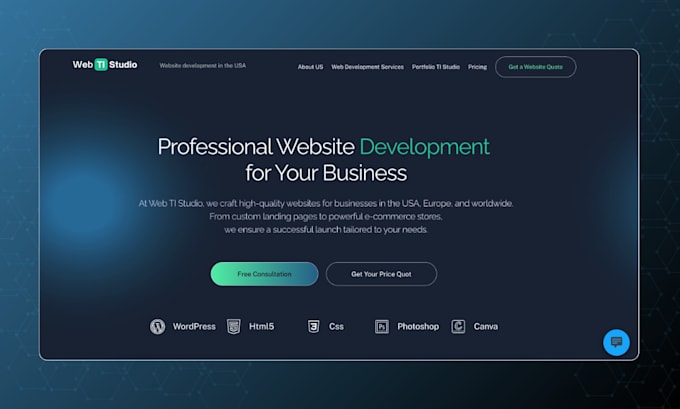 do ai website development as full stack web developer