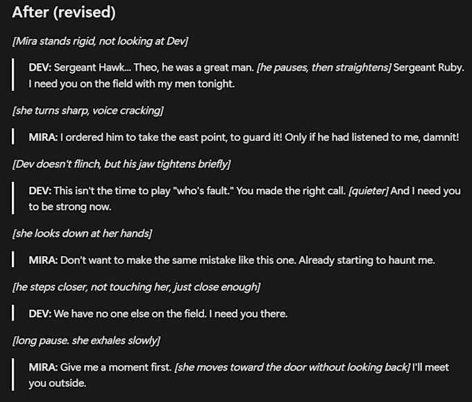 make your manga or light novel dialogue sound natural, not translated