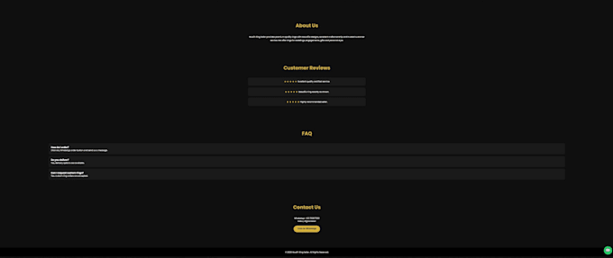 design a modern website with database management solutions