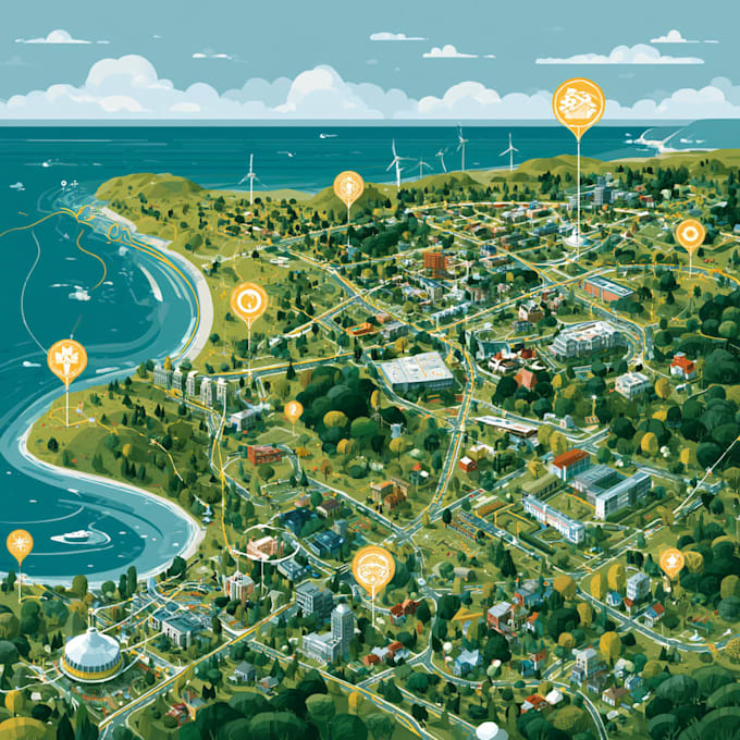 do vector map illustrations and board maps, recreate maps