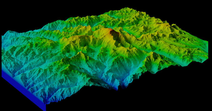 provide stl terrain topography cityscape contour mountain model for 3d printer