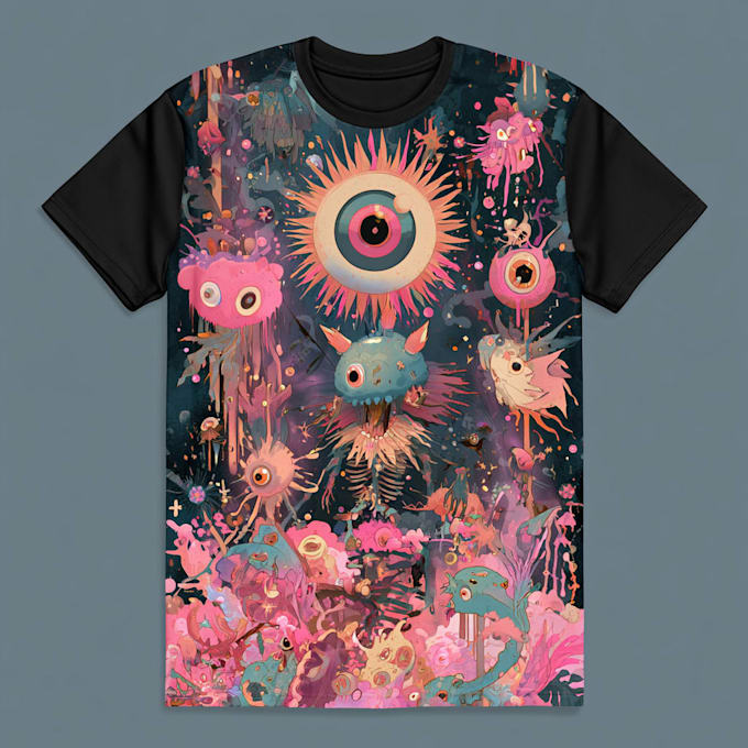 create a tshirt design in modern streetwear