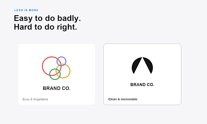 design a minimalist logo that sets your brand apart