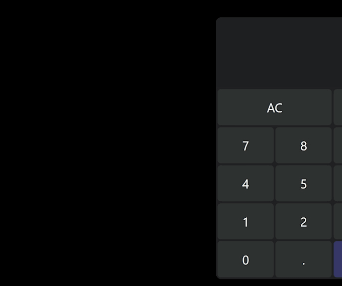 create a web page calculator