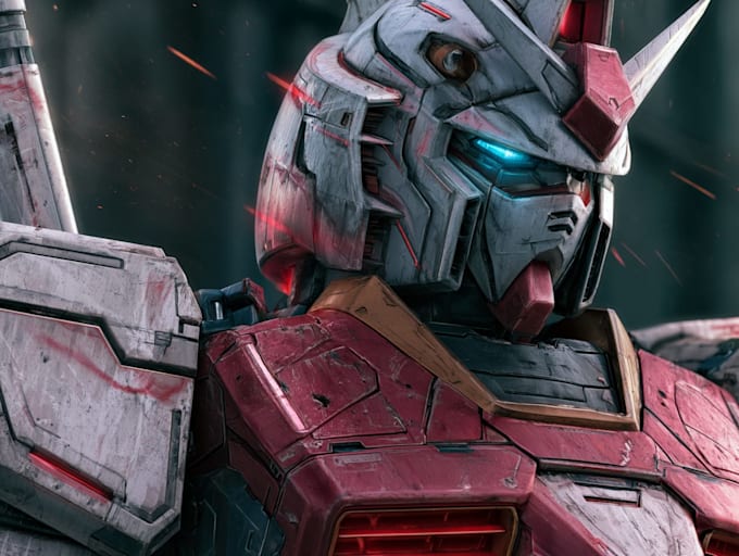 do retro mecha or scifi gundam art