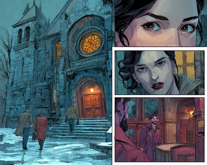 draw comic and cartoon for your book or website
