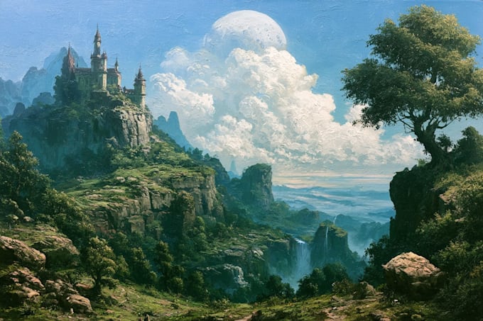 do amazing fantasy landscape