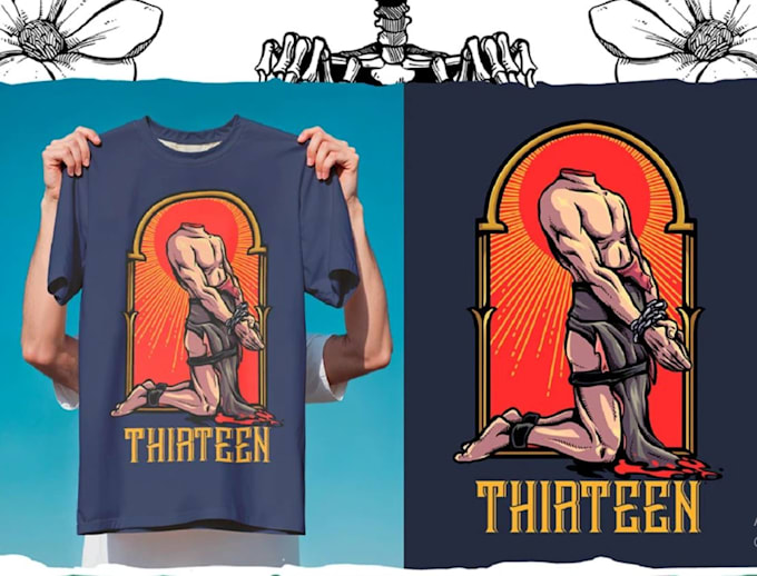 design custom mascot logo and t shirt artwork