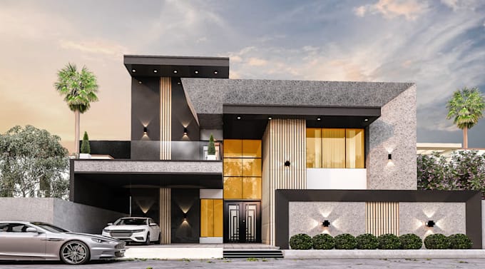 create exterior of house