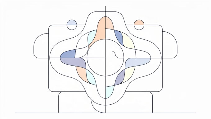 make vector line art or simple illustration