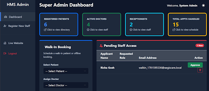 build a custom PHP mysql web application