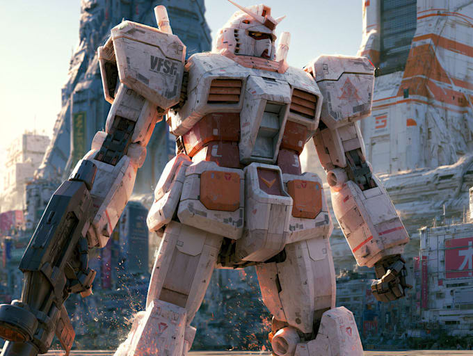 do mecha robot ,armor ,gundam or realism style