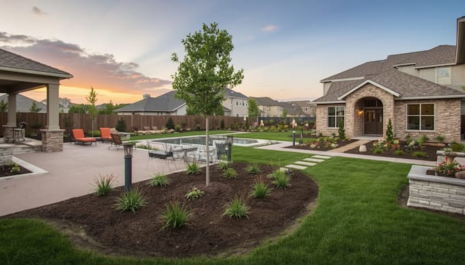 do backyard landscape design as a landscape architect