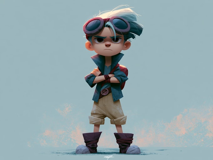 draw character illustration or concept art
