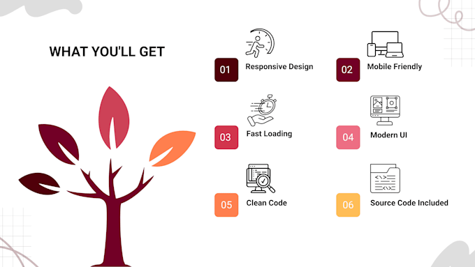 create a modern portfolio or landing page using HTML CSS