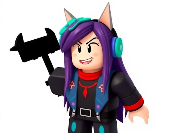 design roblox ugc style characters  and avatars