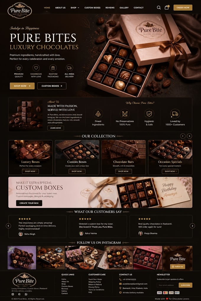 design a premium business website