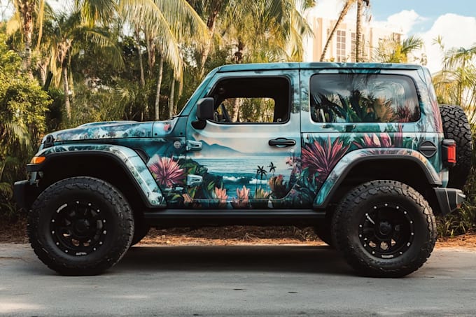 do vehicle wrap, signage magnet decals and livery