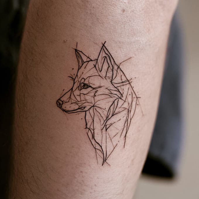 create a fine line flower tattoo