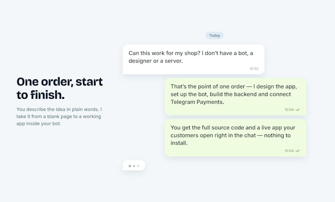 build a telegram mini app for your business