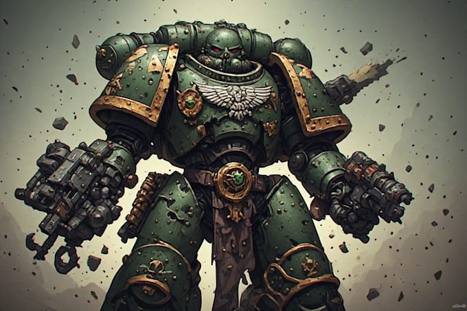 illustrate your warhammer 40k and fantasy miniatures