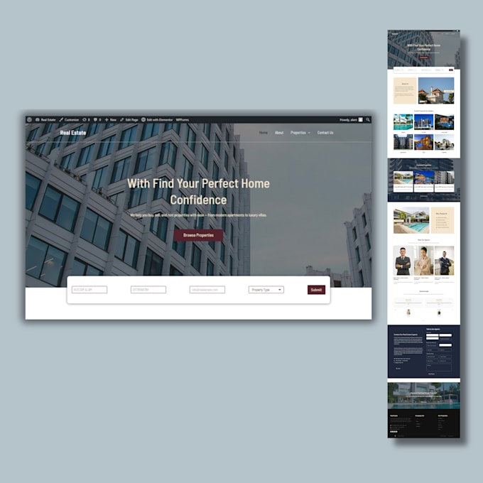 design a professional responsive wordpress website