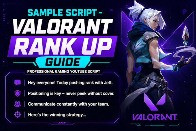professional gaming youtube scripts valorant and esports