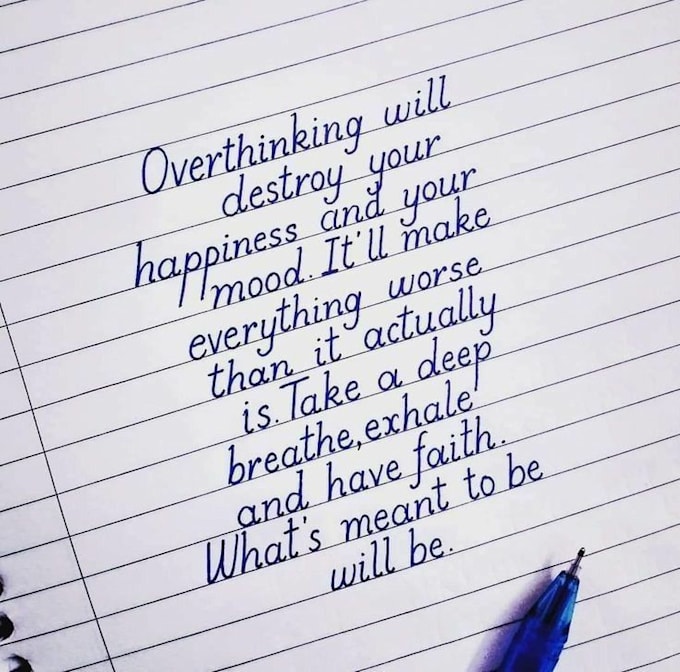 write anything with my beautiful hand writing