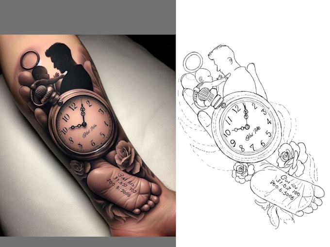 convert your tattoo picture into a tattoo stencil