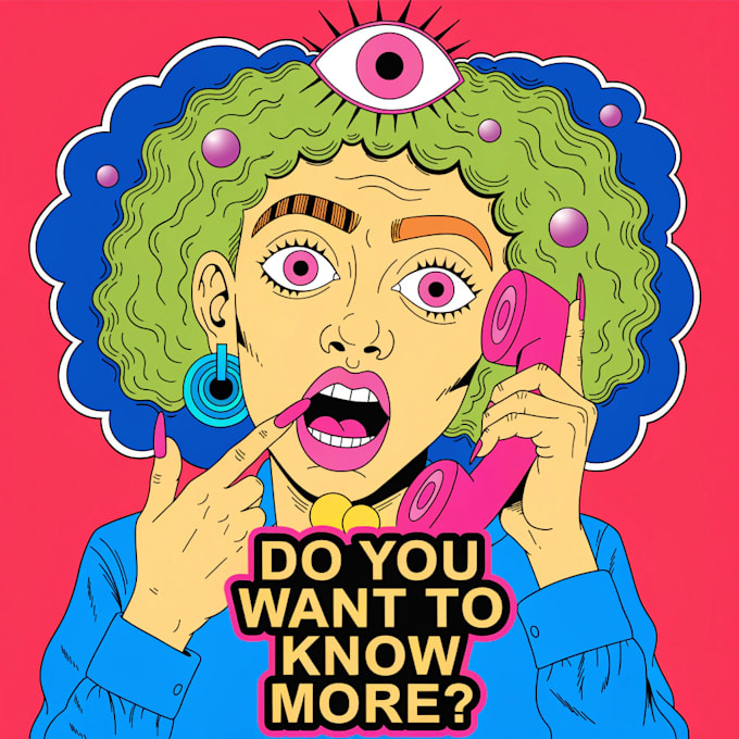 do draw you into professional pop art artwork