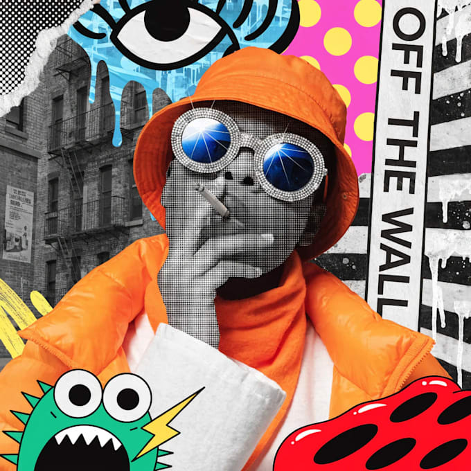make a unique street pop art collage