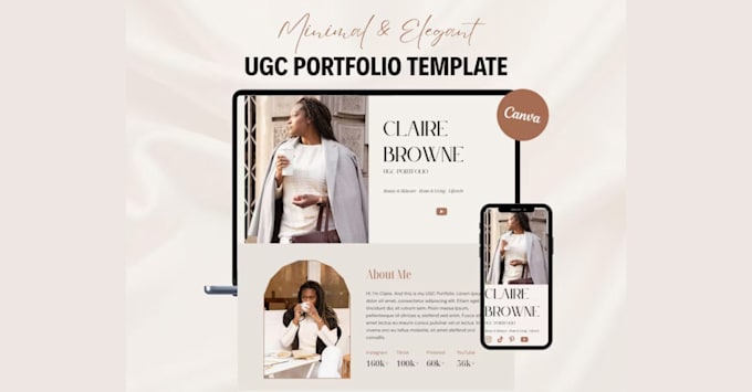 design canva website canva landing page portfolio website design